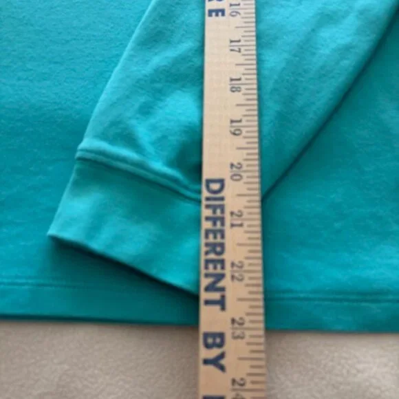 L.L. Bean Women's Teal Turtleneck Sweater 100% cotton Size L Capsule basic - Picture 8 of 8